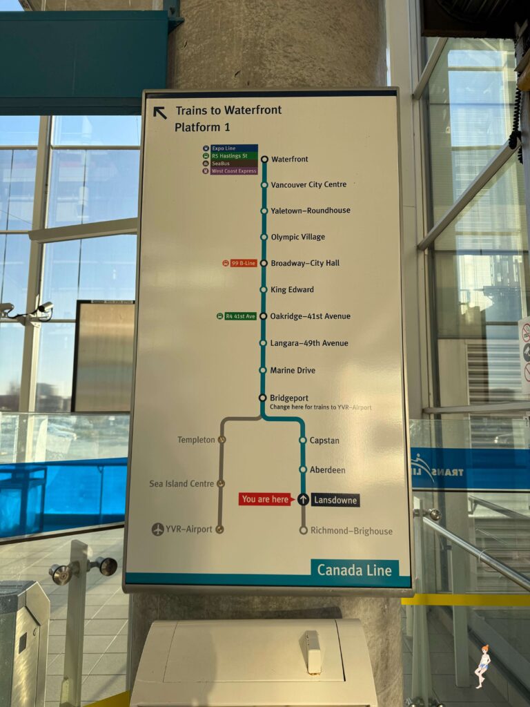 Sky train Canada Line